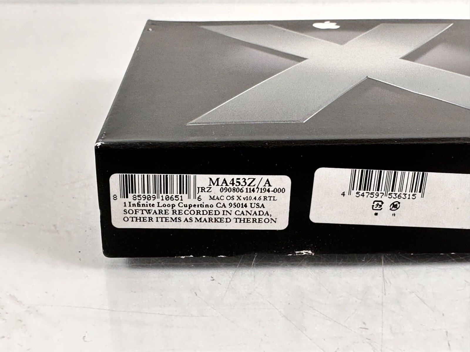 Boxed Apple Mac OS X 10.4 Tiger (MA453Z/A)