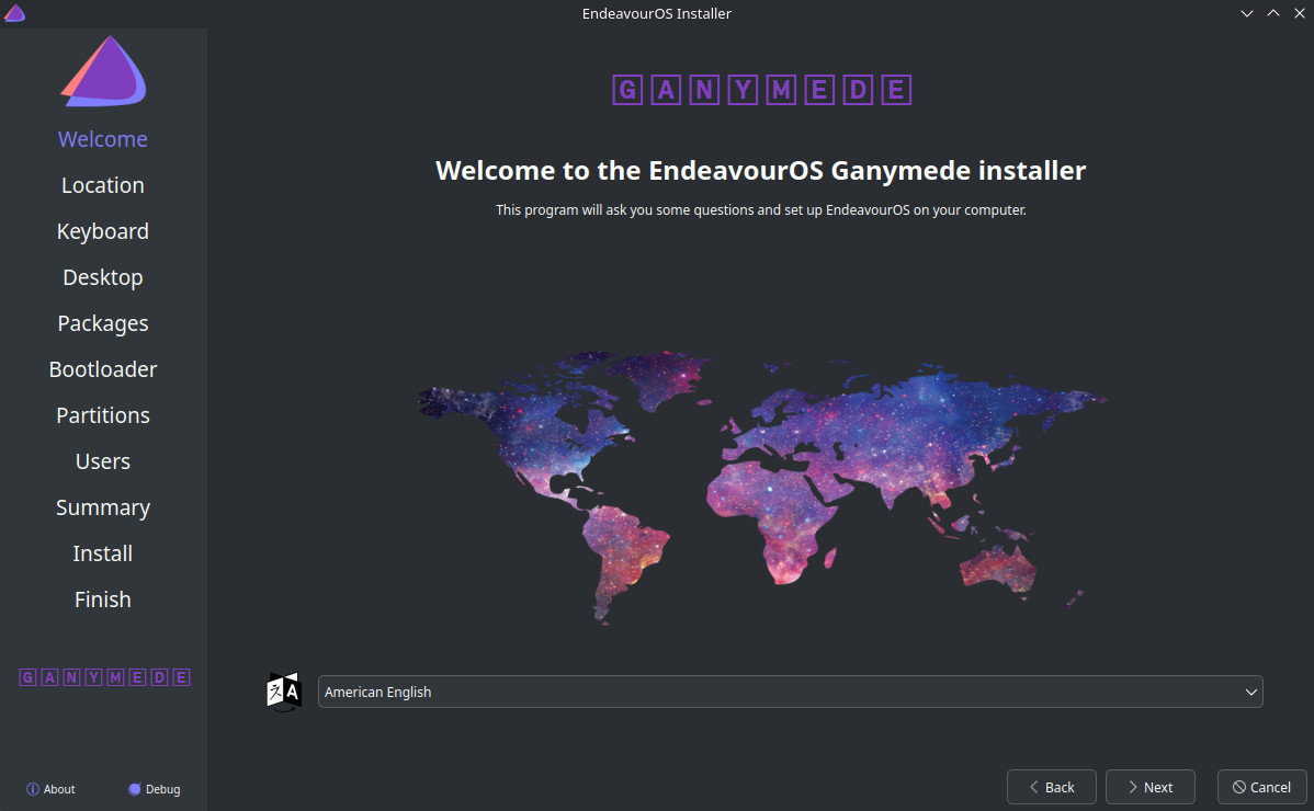 Endeavour OS Linux – Galileo Neo – DVD or USB Flash Drive