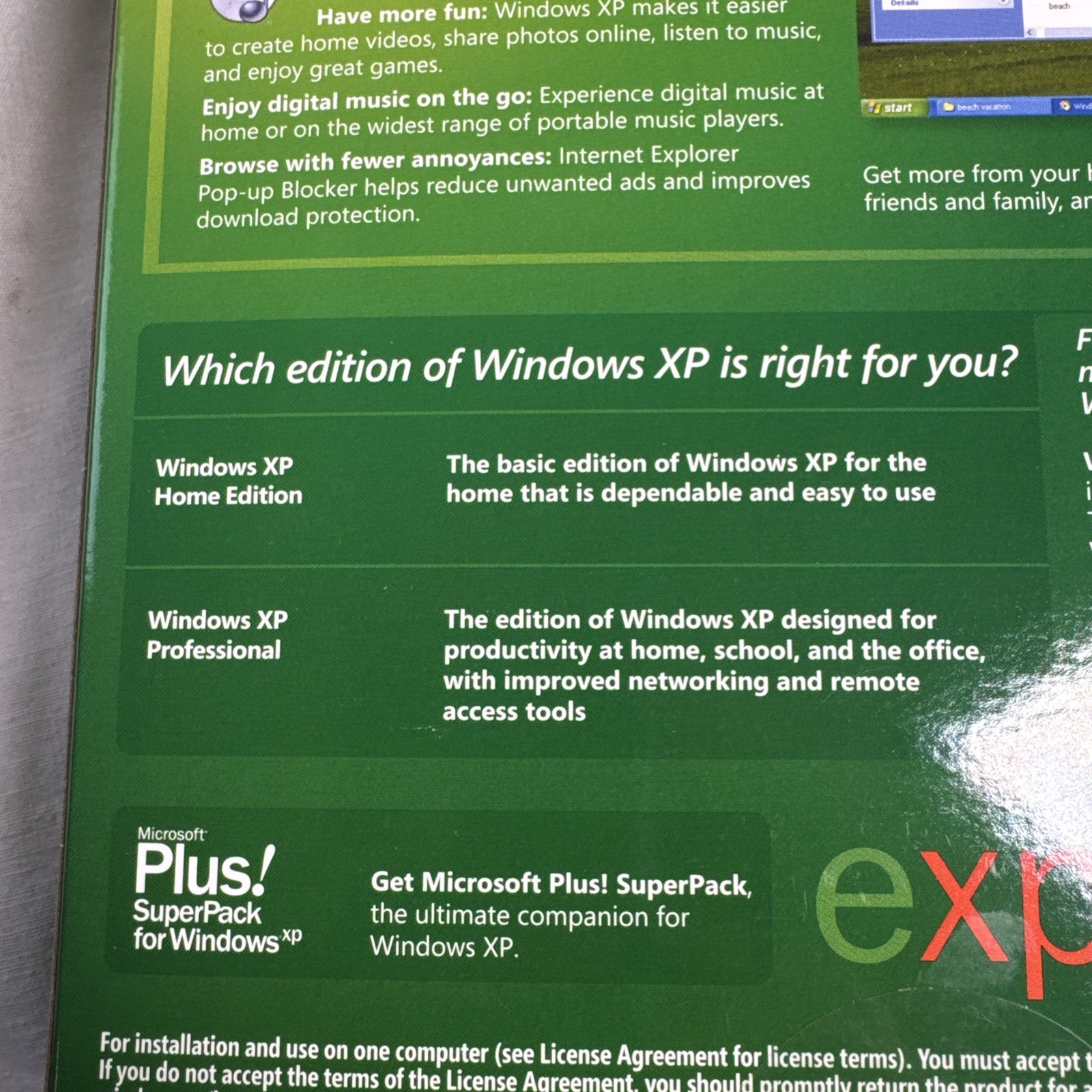 Microsoft Windows Xp Home Edition Complete NEW IN BOX