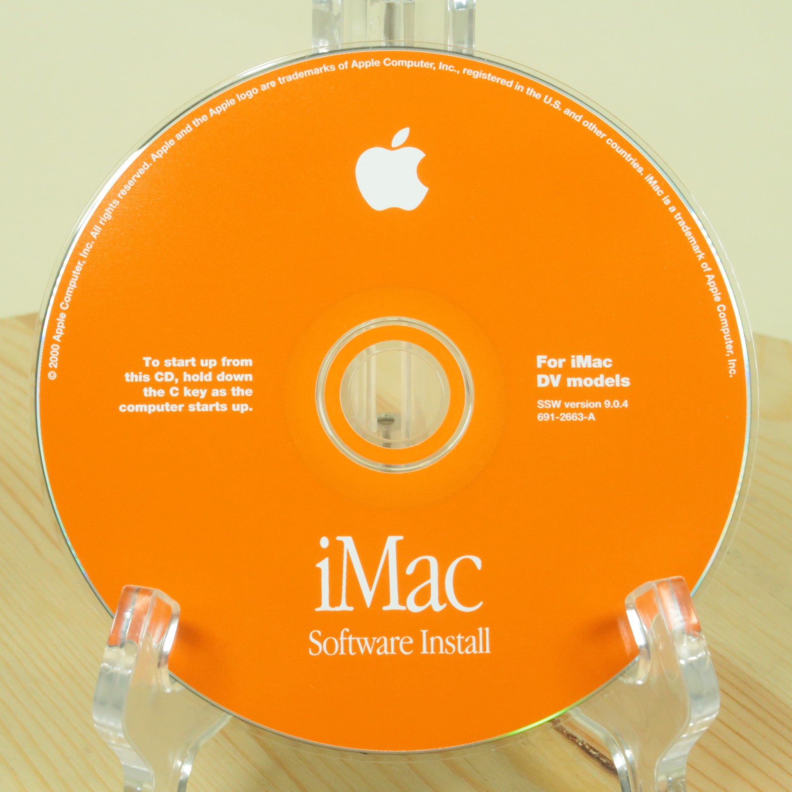 Apple iMac DV Software Restore Install Mac OS 9.0.4 – 2 Disc Lot