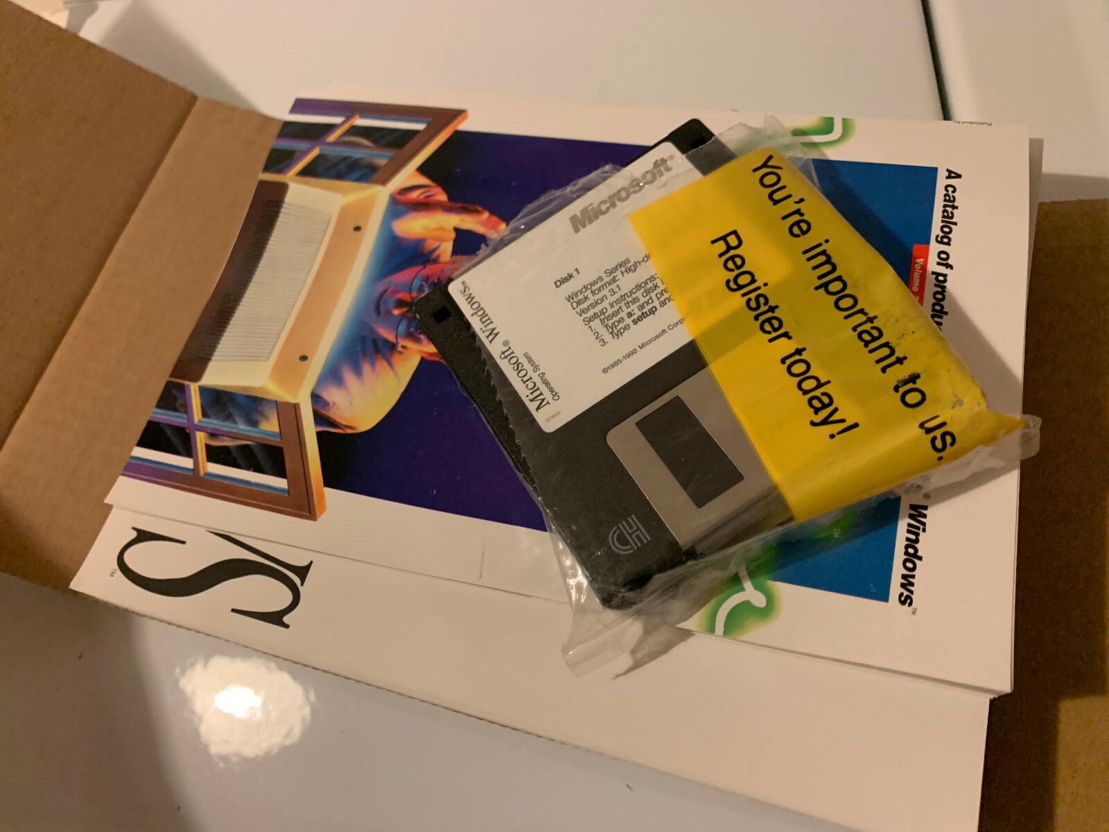 MICROSOFT WINDOWS V3.10 MANUAL 5.25″ DISKETTES COLLECTIBLE 050-030-620 LAST ONE