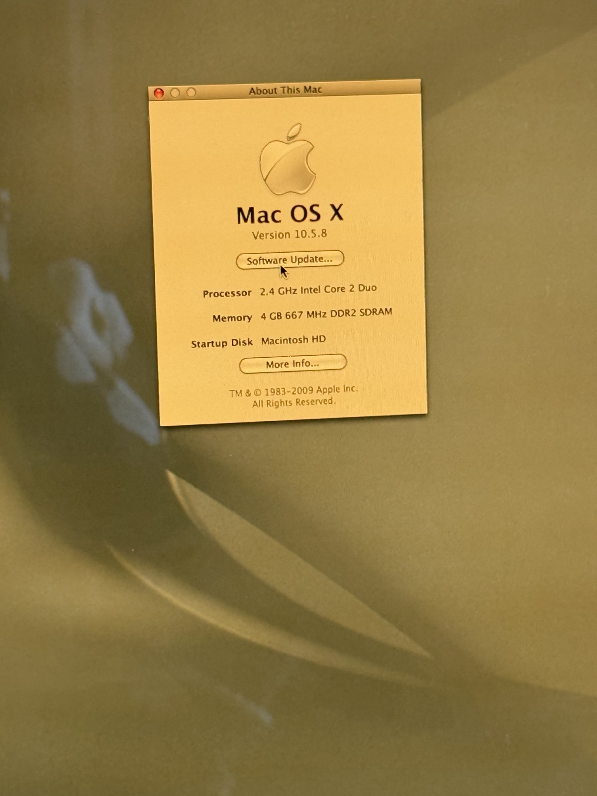 iMac „Core 2 Duo” 2.4 24″ (2009)