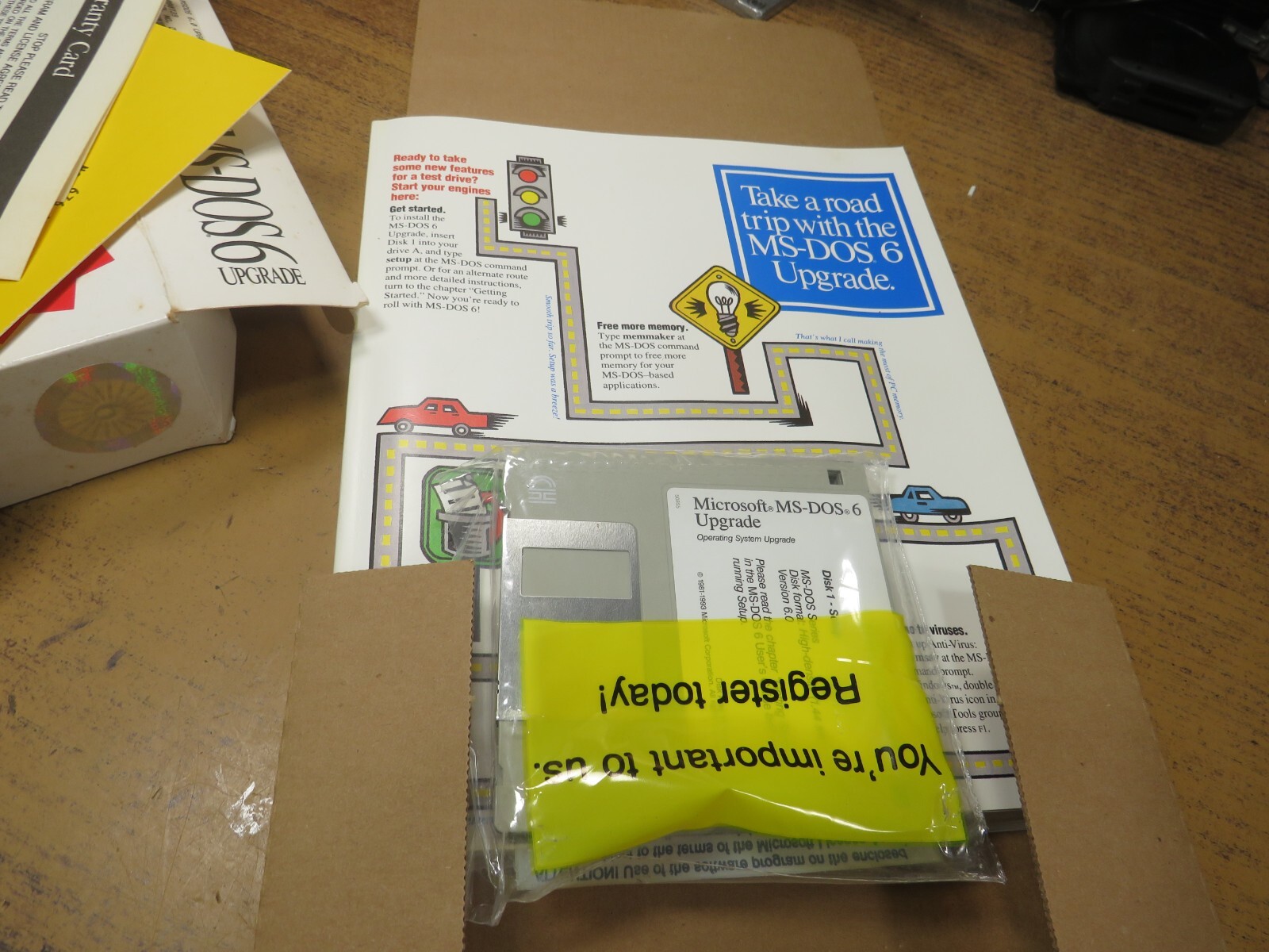 microsoft ms-dos 6 upgrade Sealed discs