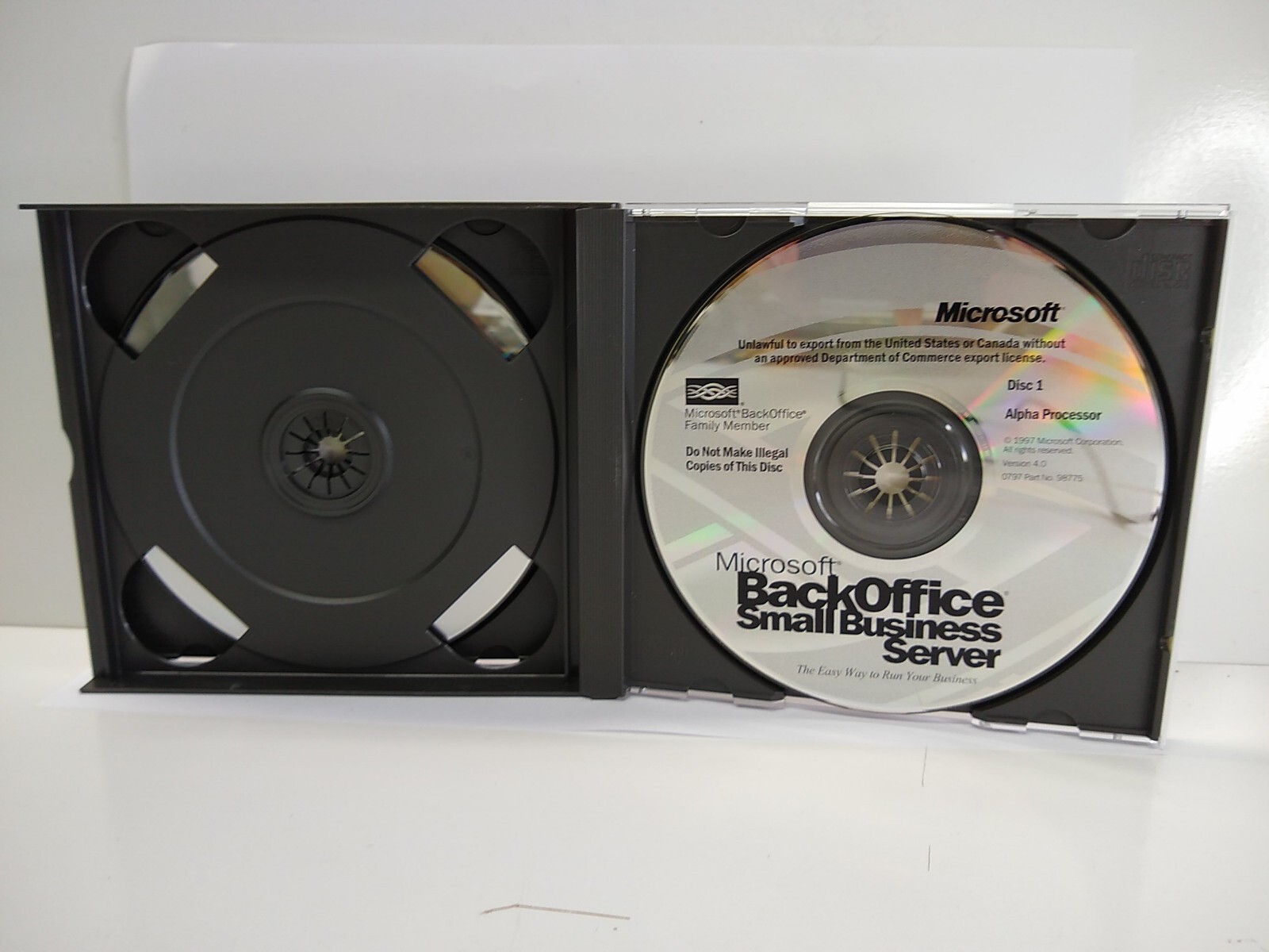 Windows BackOffice Small Business Server 4.0 PC Software Discs CDs 1997
