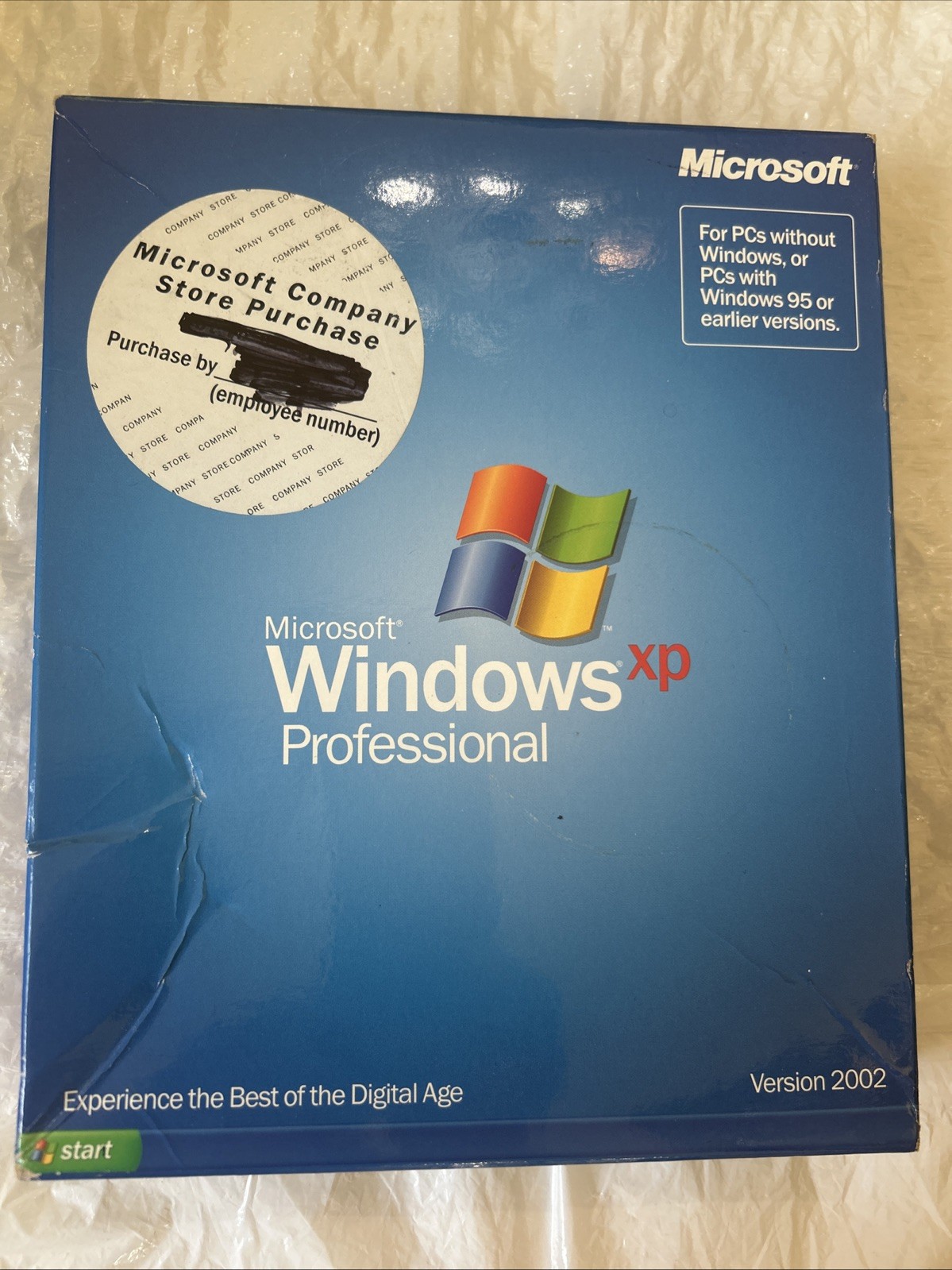 Microsoft Windows XP Professional 2002 Big Box sealed
