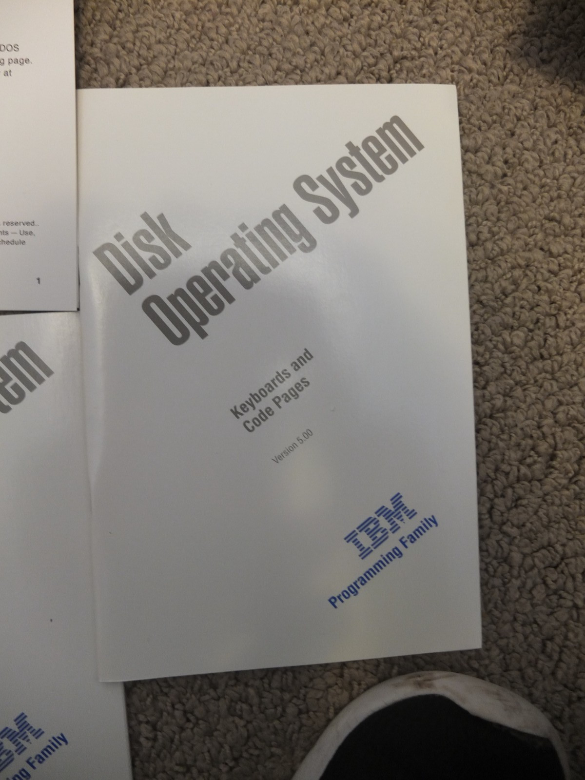 IBM DOS 5.0 on 3.5 inch disks
