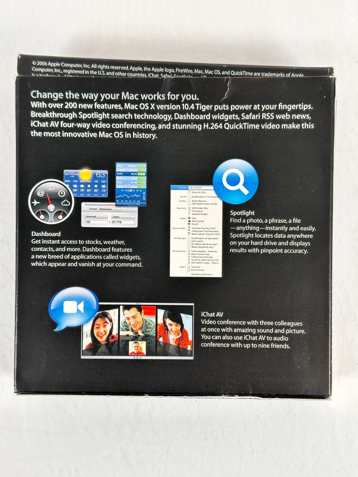 Boxed Apple Mac OS X 10.4 Tiger (MA453Z/A)
