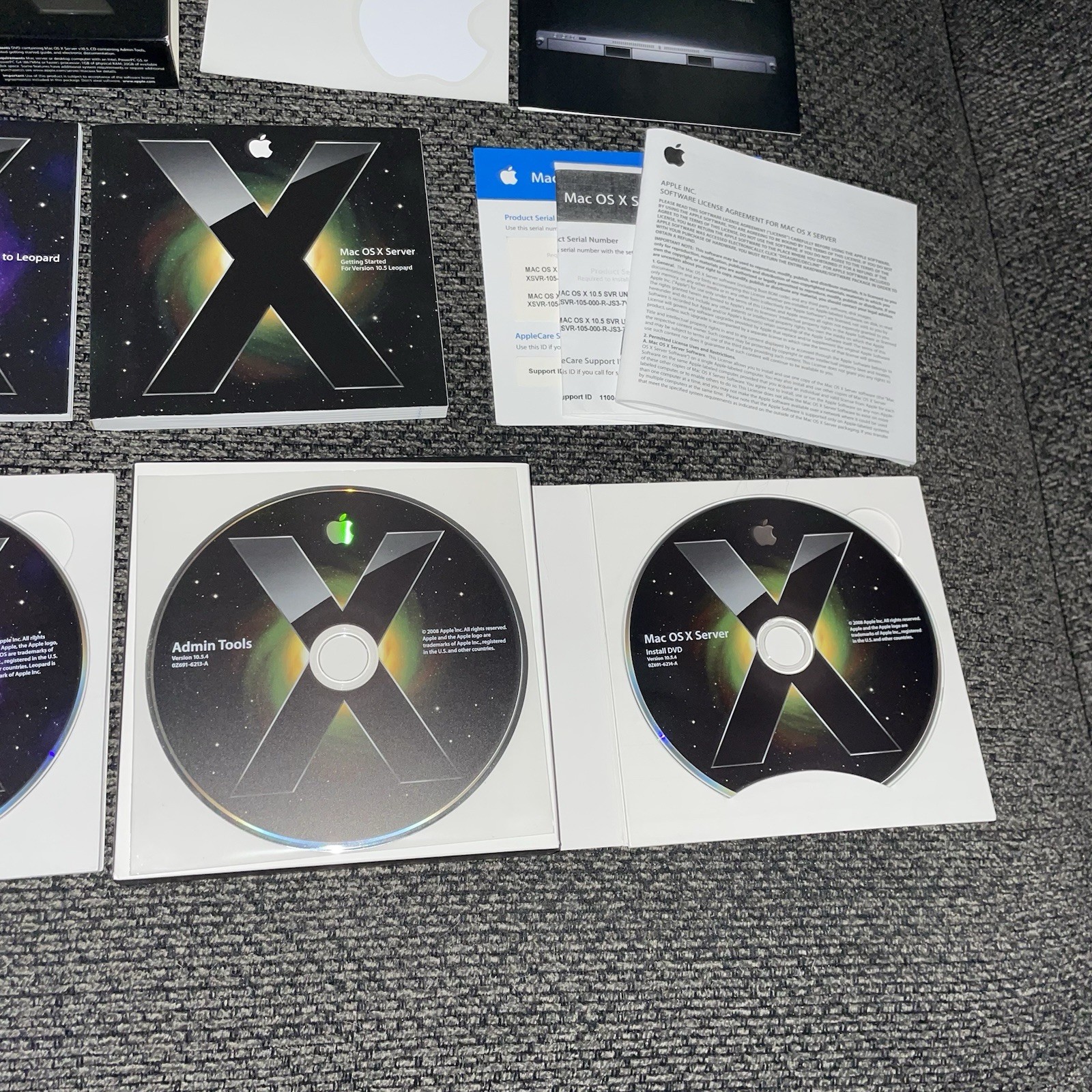 Mac OS X Leopard v10.5.1 Retail Version Install DVD MB427Z/A Sever Purple X