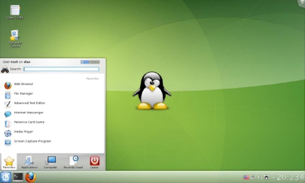 Latest New Release Slax Slackware Linux OS Operating System for PC on DVD