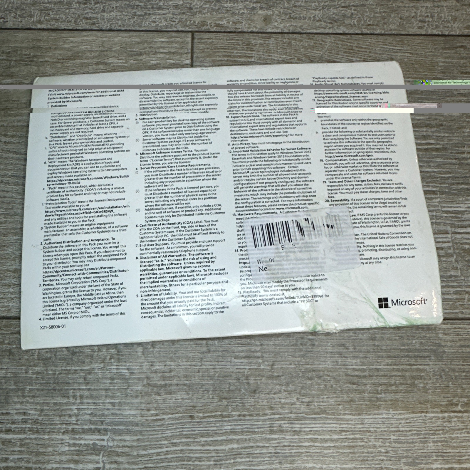 Microsoft Windows 10 pro 64 bit DVD and KEY