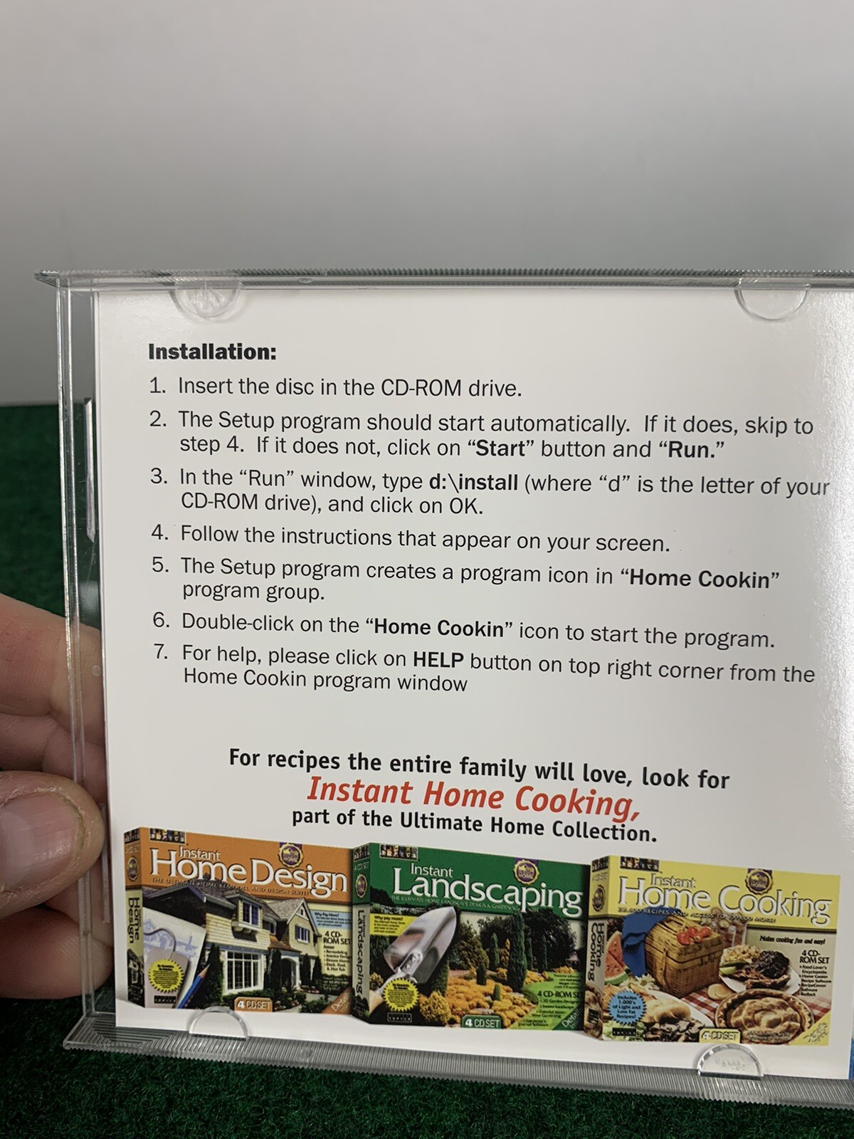 Snap Everyday Solutions 12,000 Recipes Computer Disc-(2001)