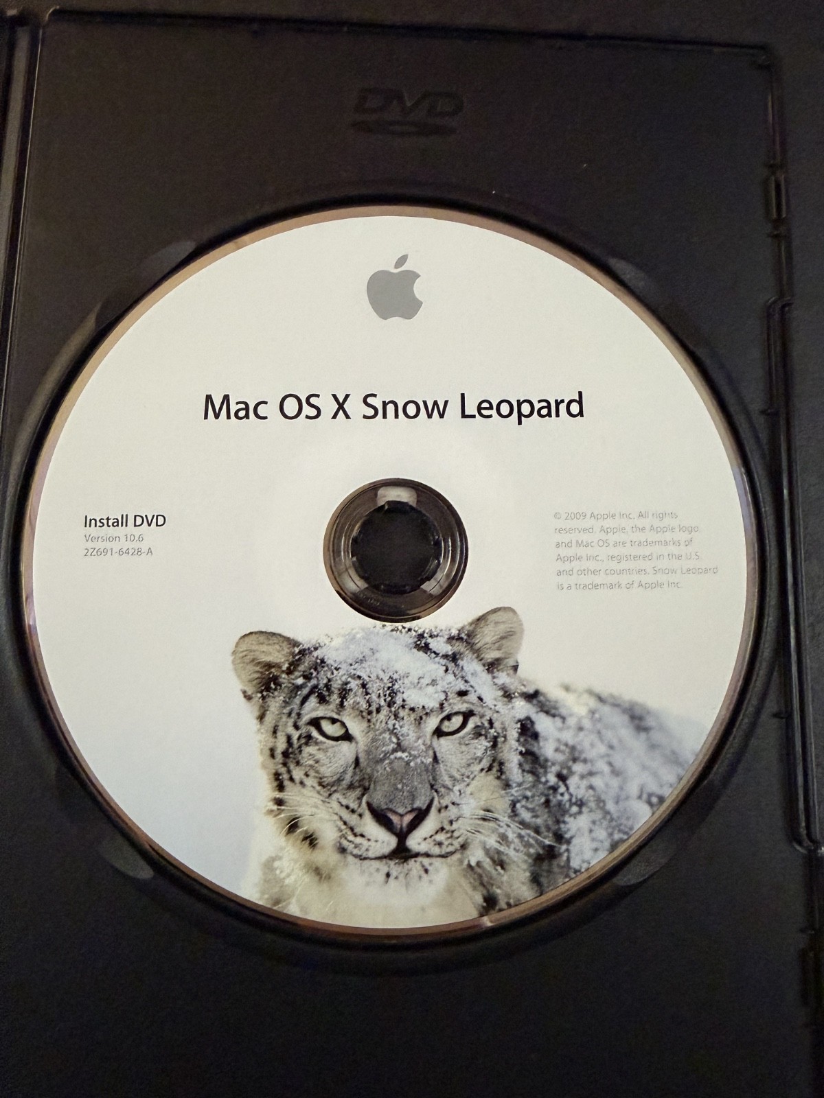 Apple Snow Leopard Mac OS X 10.6.xx Operation System Disc MUSIC DAW w/ case OEM