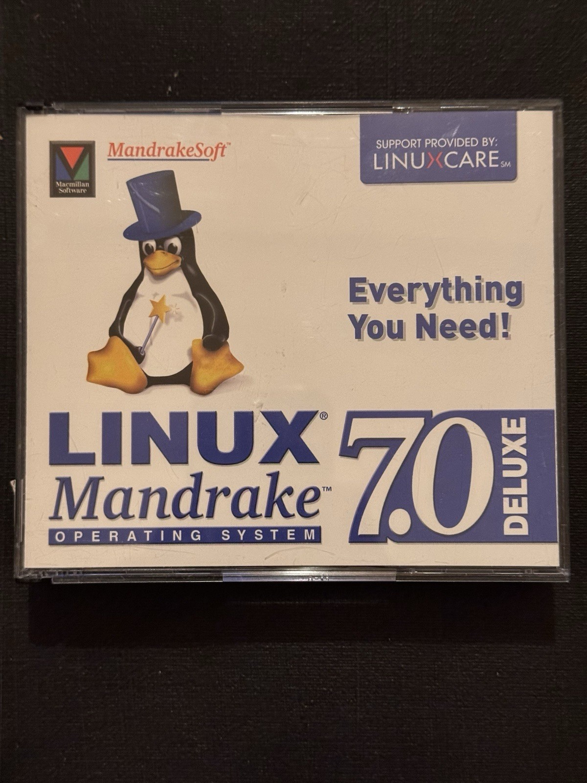 Linux Mandrake Operating System 7.0 Deluxe 5 Disc