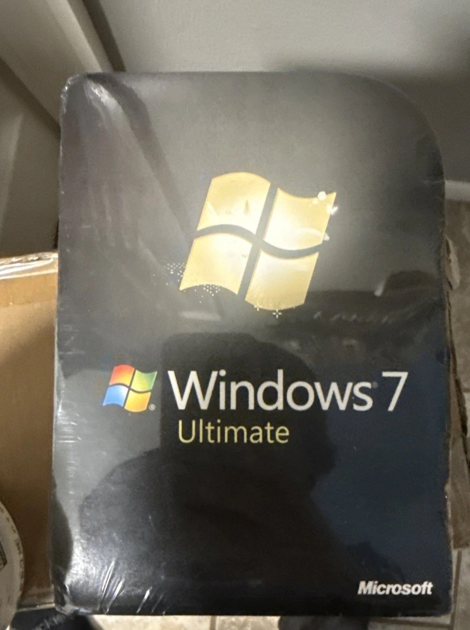 Microsoft Windows 7 Ultimate 32/64 Bit DVD -Full Retail Version -New sealed Box