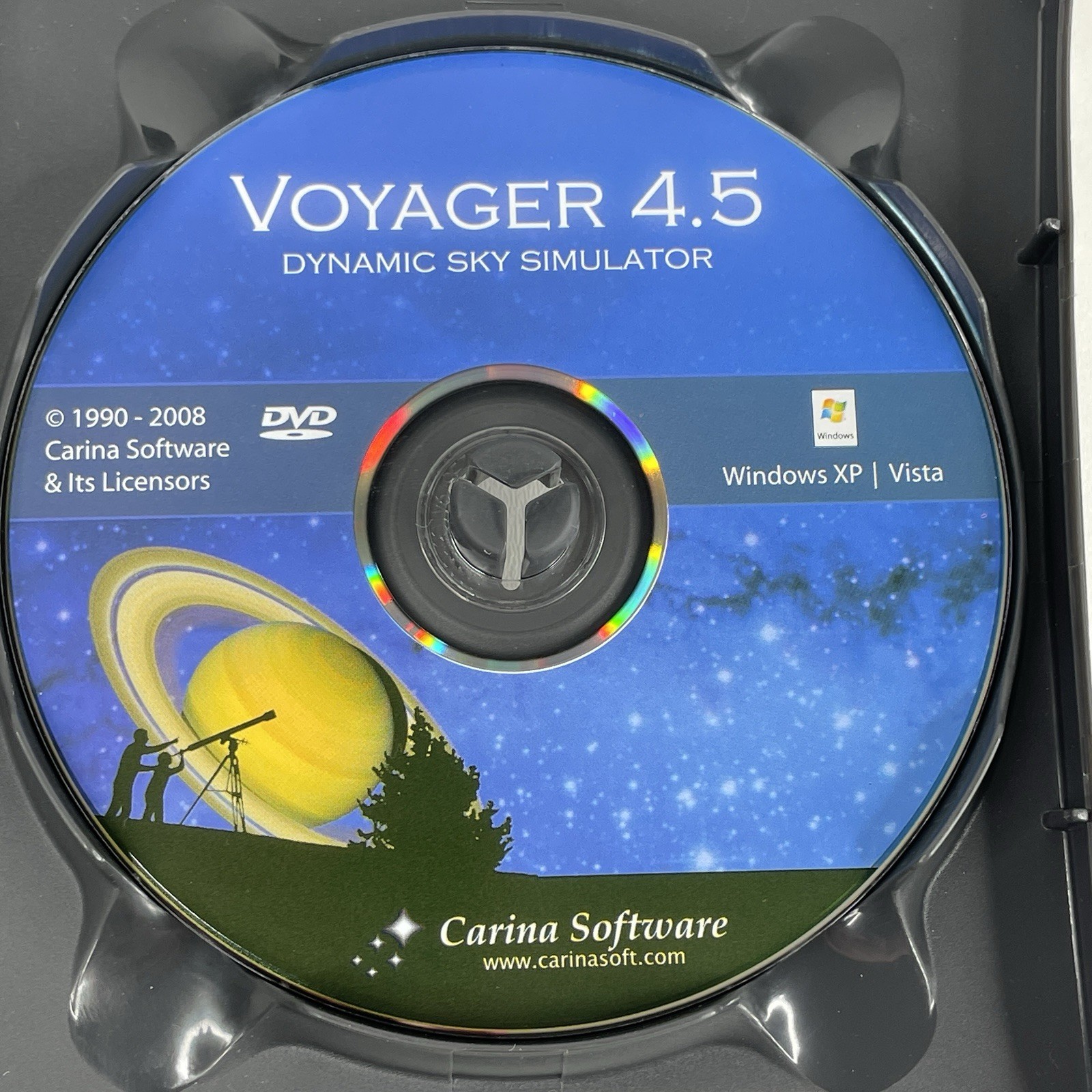 Voyager 4.5 Dynamic Sky Simulator by Carina Software DVD for PC & Mac, 2008