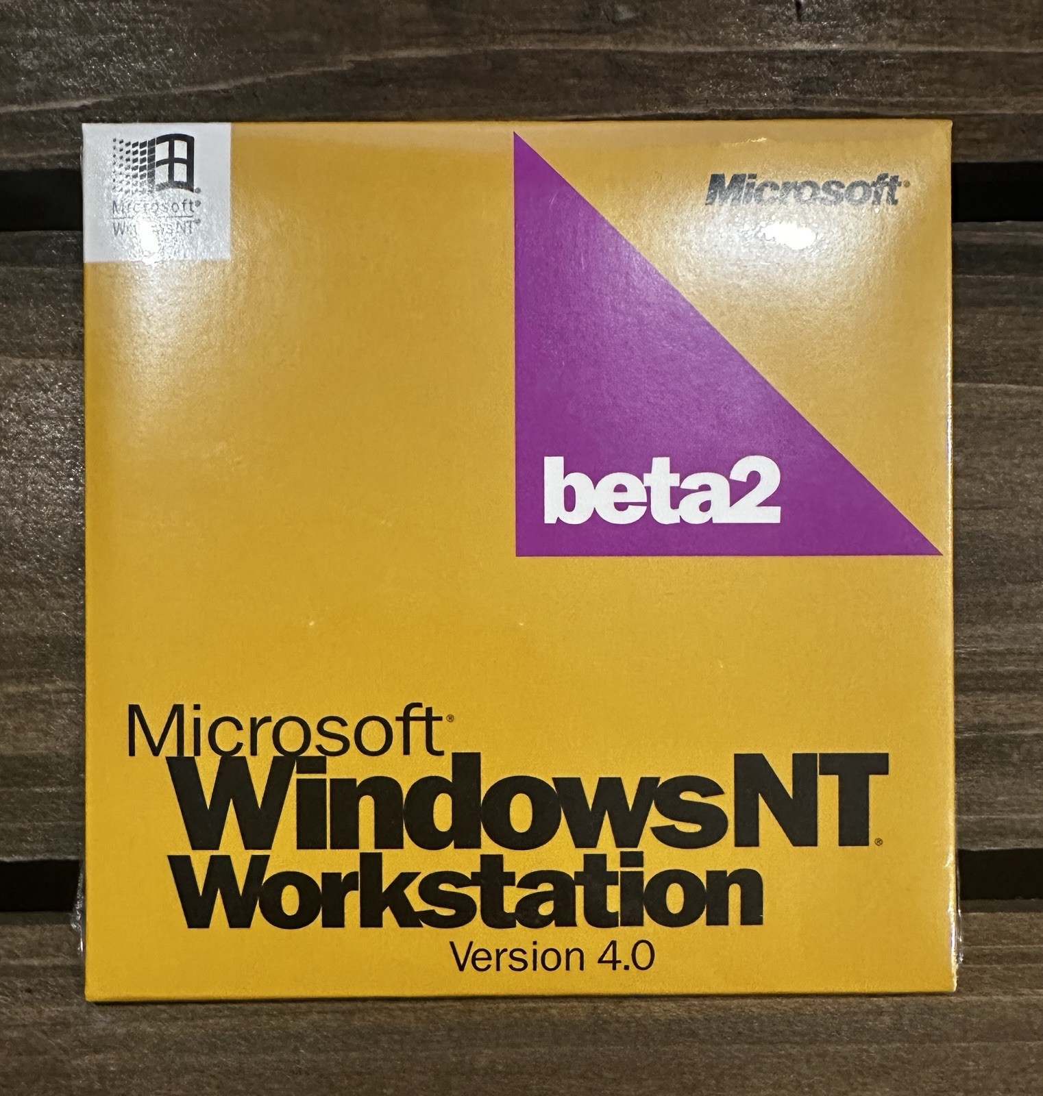 RARE Sealed Microsoft Windows NT Workstation Beta2 1996 CD 💿 Vintage Computer