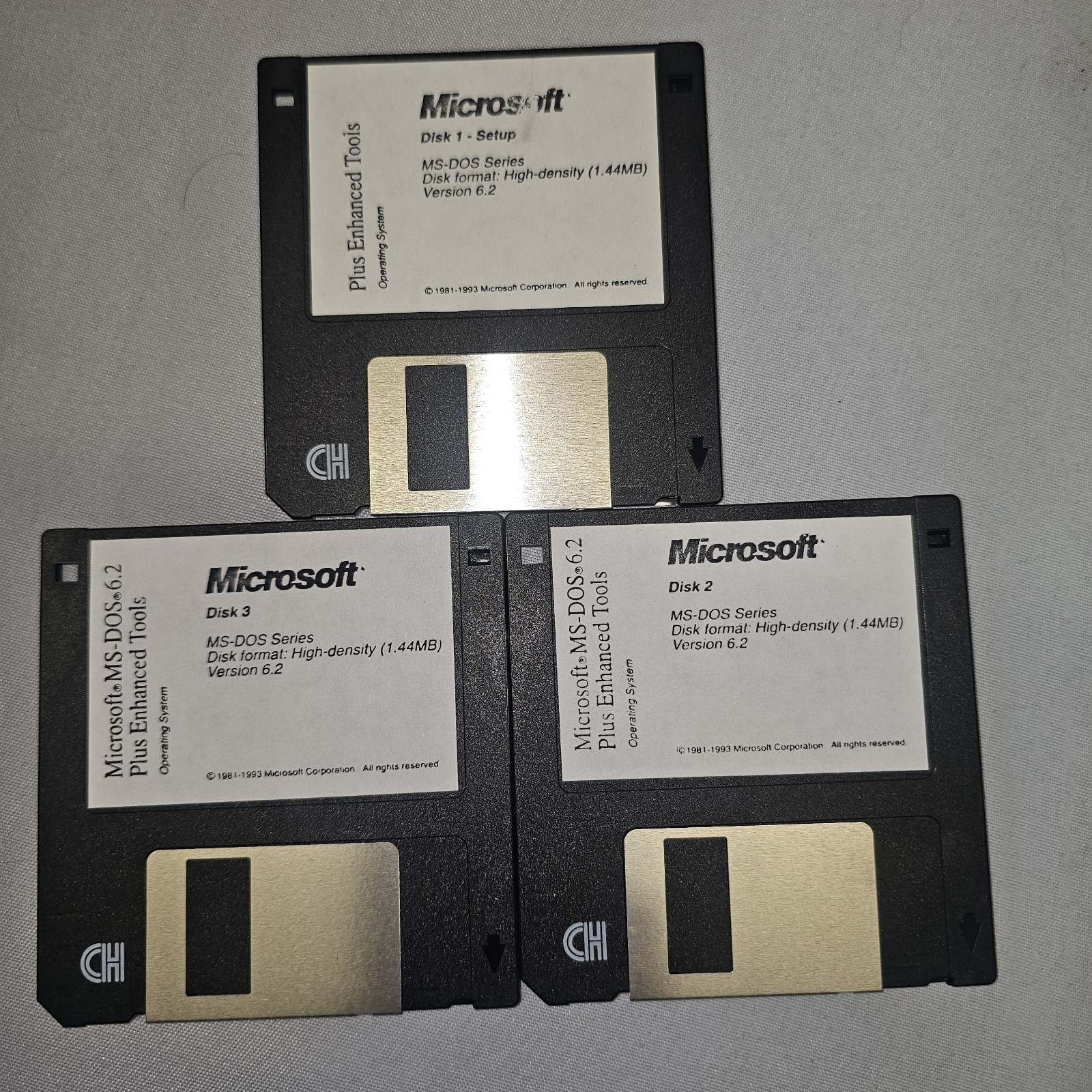 Microsoft MS-DOS 6 3.5 Inch Floppy Media