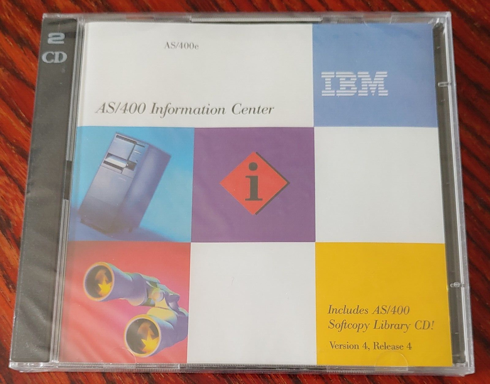 IBM AS/400 INFORMATION CENTER SOFTCOPY LIBRARY VERS. 4 REL. 4 – NUOVO SIGILLATO