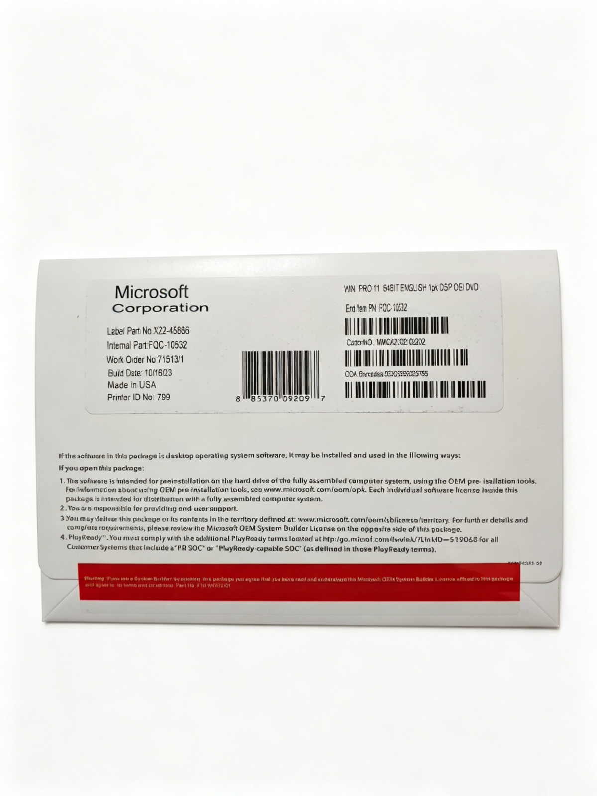 Windows 11 Pro 64Bit DVD & Product Key Factory Sealed Fast US Shipping