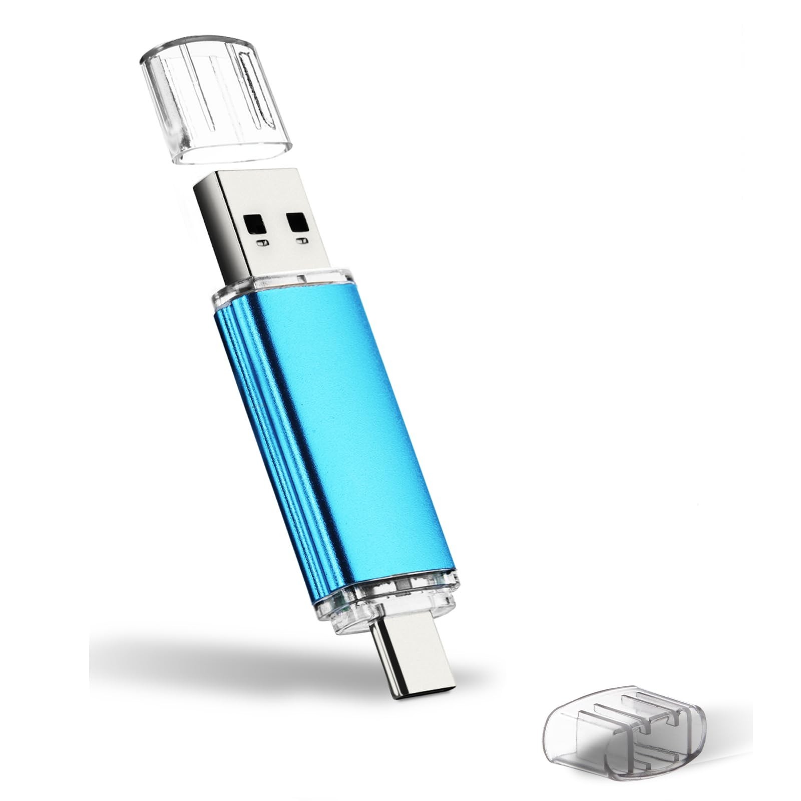 64GB Type C Flash Drives USB 3.0 Thumb Drive 2-in-1 USB A and USB C Memory St…