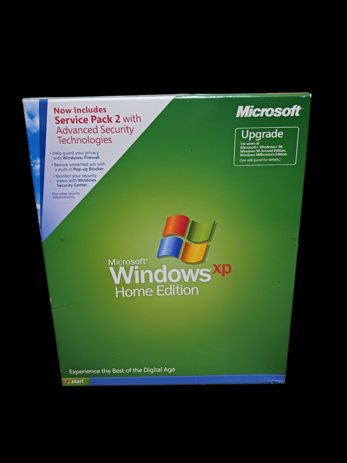 Microsoft Windows XP Home Edition Upgrade Retail Package – NEW SEALED