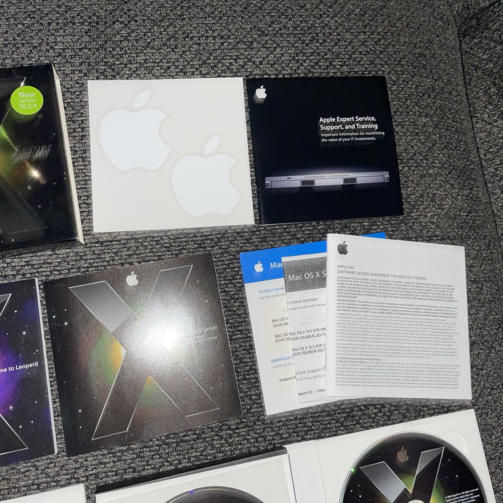 Mac OS X Leopard v10.5.1 Retail Version Install DVD MB427Z/A Sever Purple X
