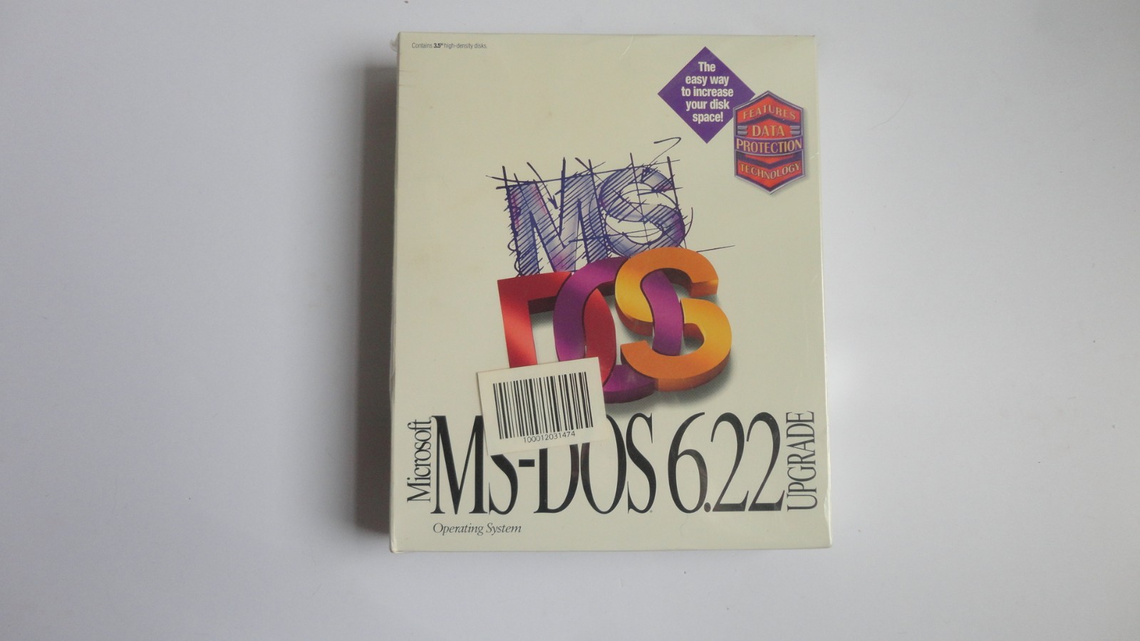 Vintage Microsoft MS-DOS 6.22 Upgrade 3.5″ Floppy Disks New Sealed Retail Box