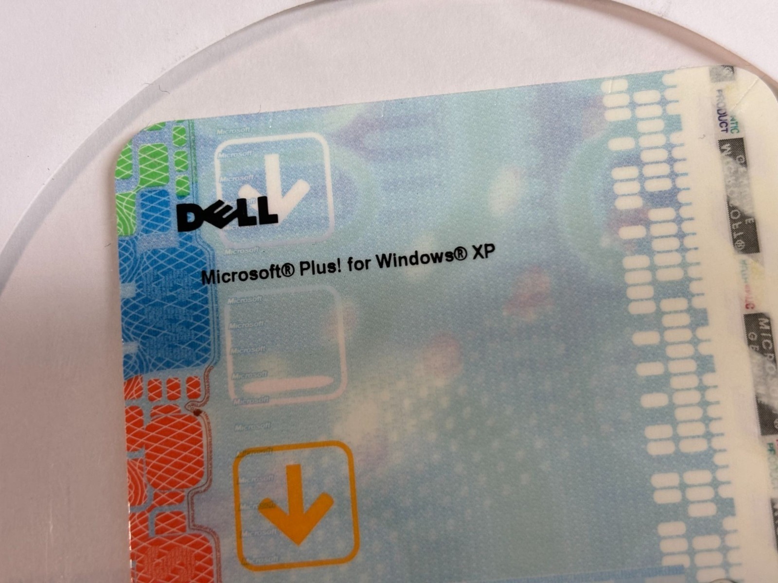 Microsoft Plus! For Windows XP Dell OEM CD With Product Key
