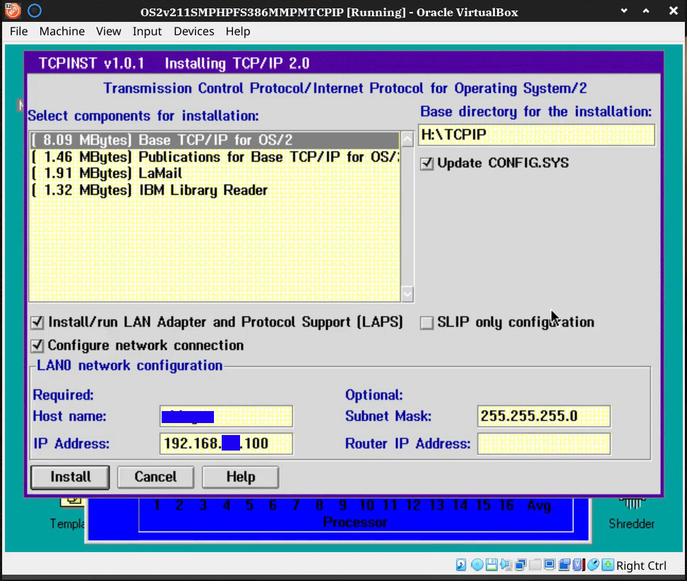 IBM OS/2 for Symmetrical Multiprocessing (SMP) v2.11 16 CPU/CORE kernel, HPFS386