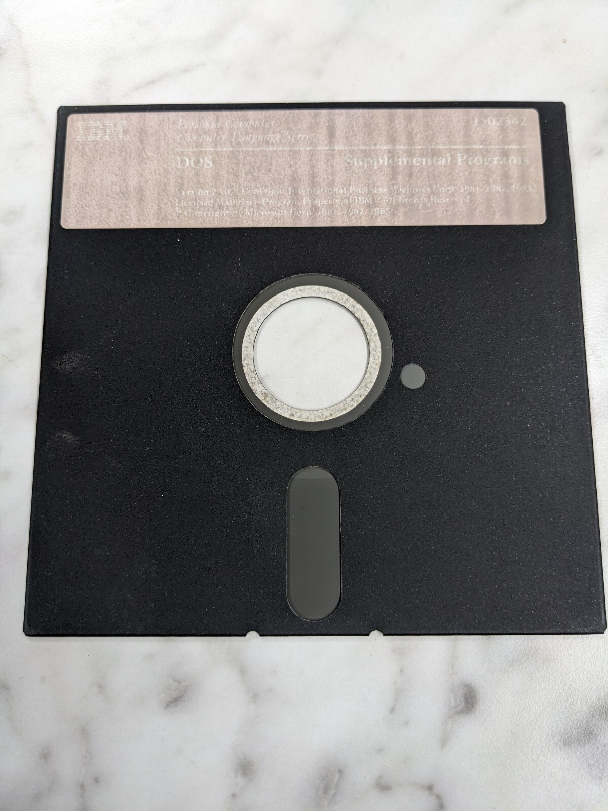 Vintage IBM DOS PERSONAL COMPUTER SOFTWARE SUPPLEMENTAL PROGRAMS 1502342 V2.10