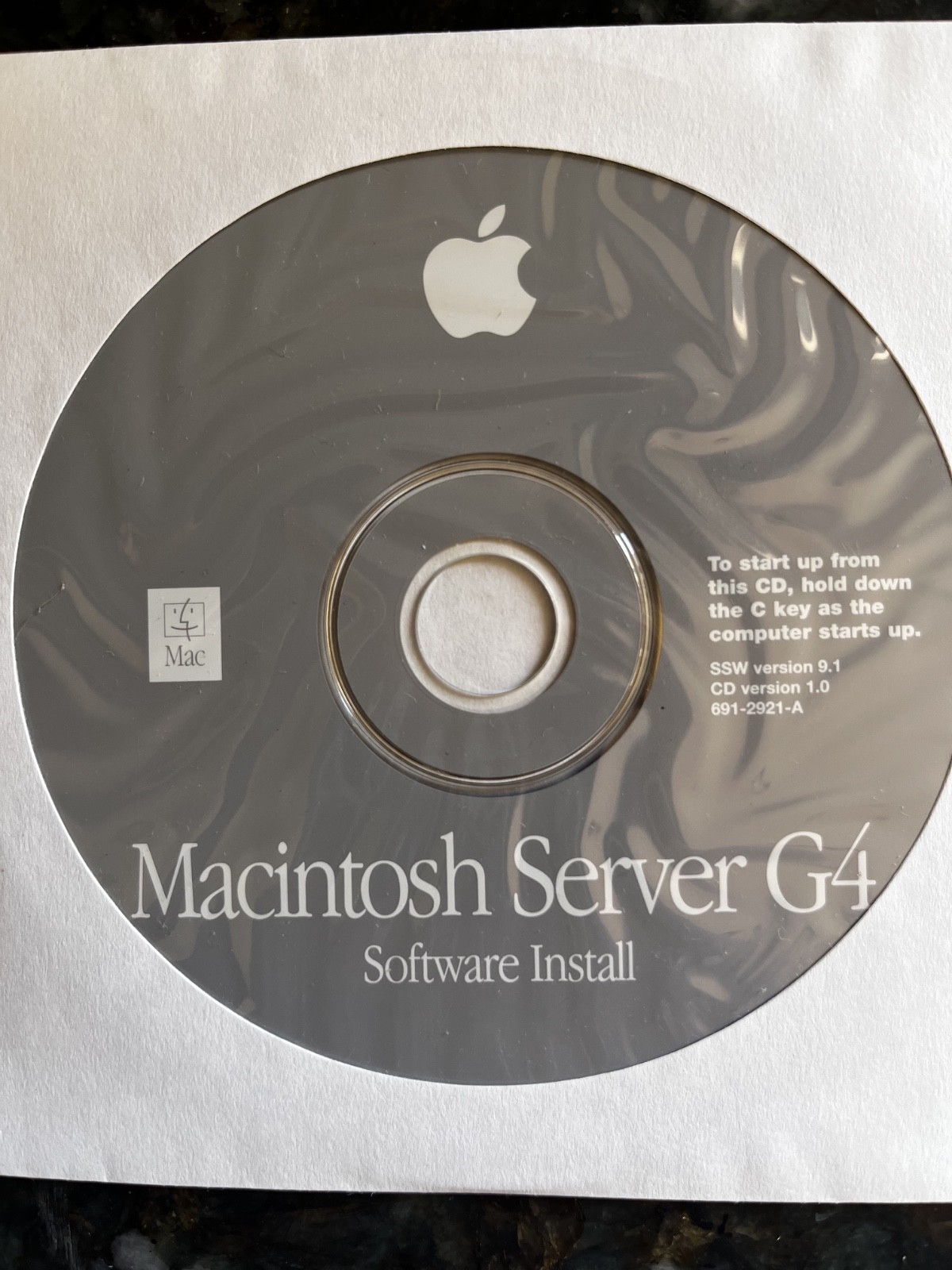 OEM Apple Macintosh Server Power Mac G4 Media w/ Hardware Test CD OS 9.1