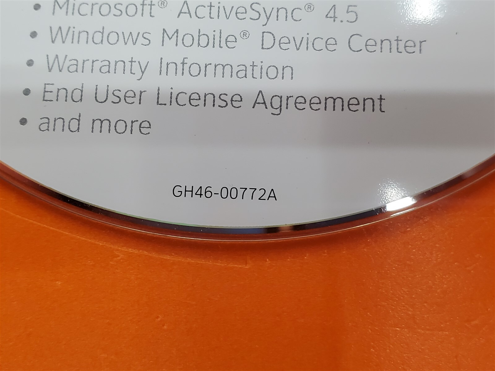 ⭐️⭐️⭐️⭐️⭐️ Samsung AT&T SGH-i907 Getting Started CD With Windows Mobile 6.1 2008