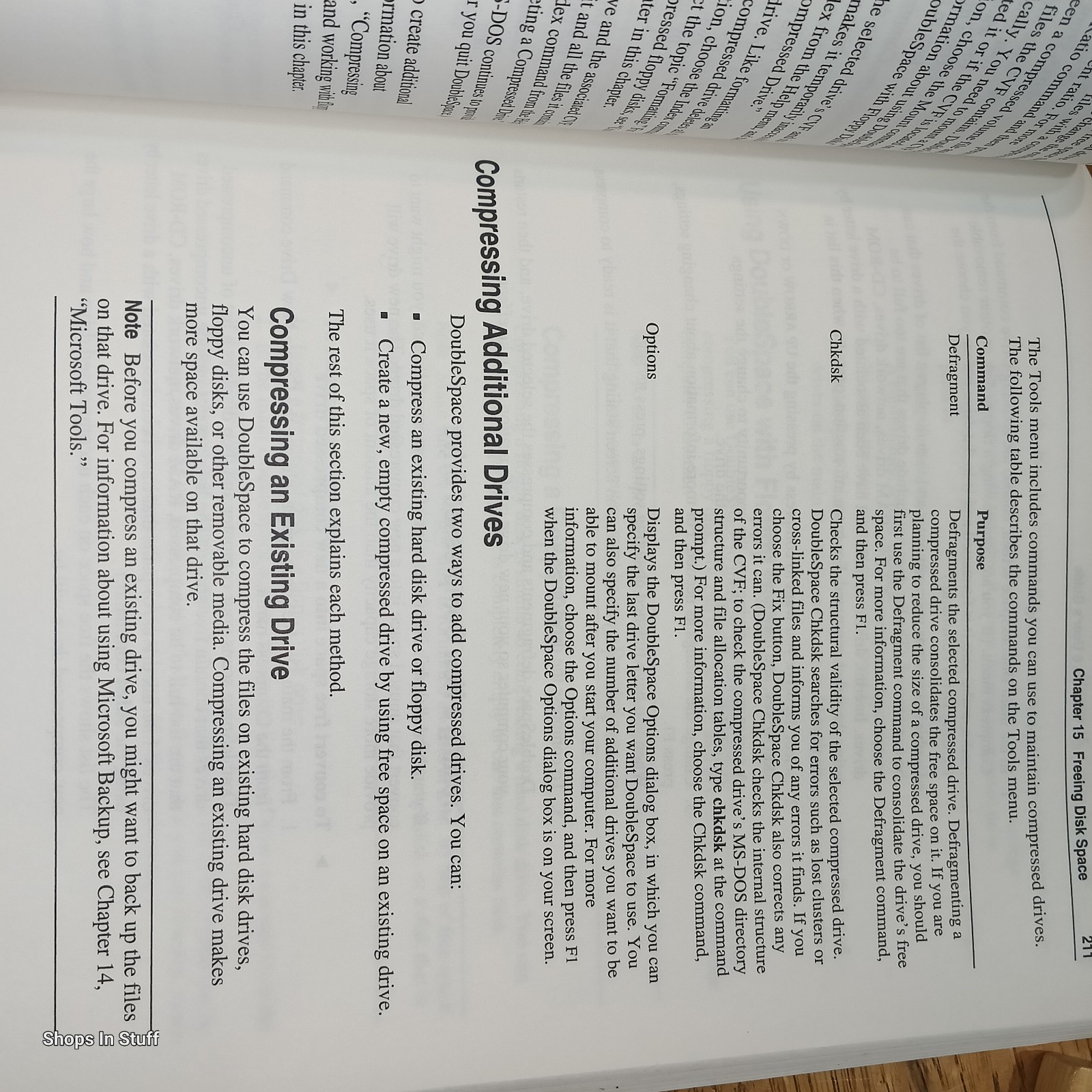 Microsoft MS-DOS 6 Plus Enhanced Tools Users Guide