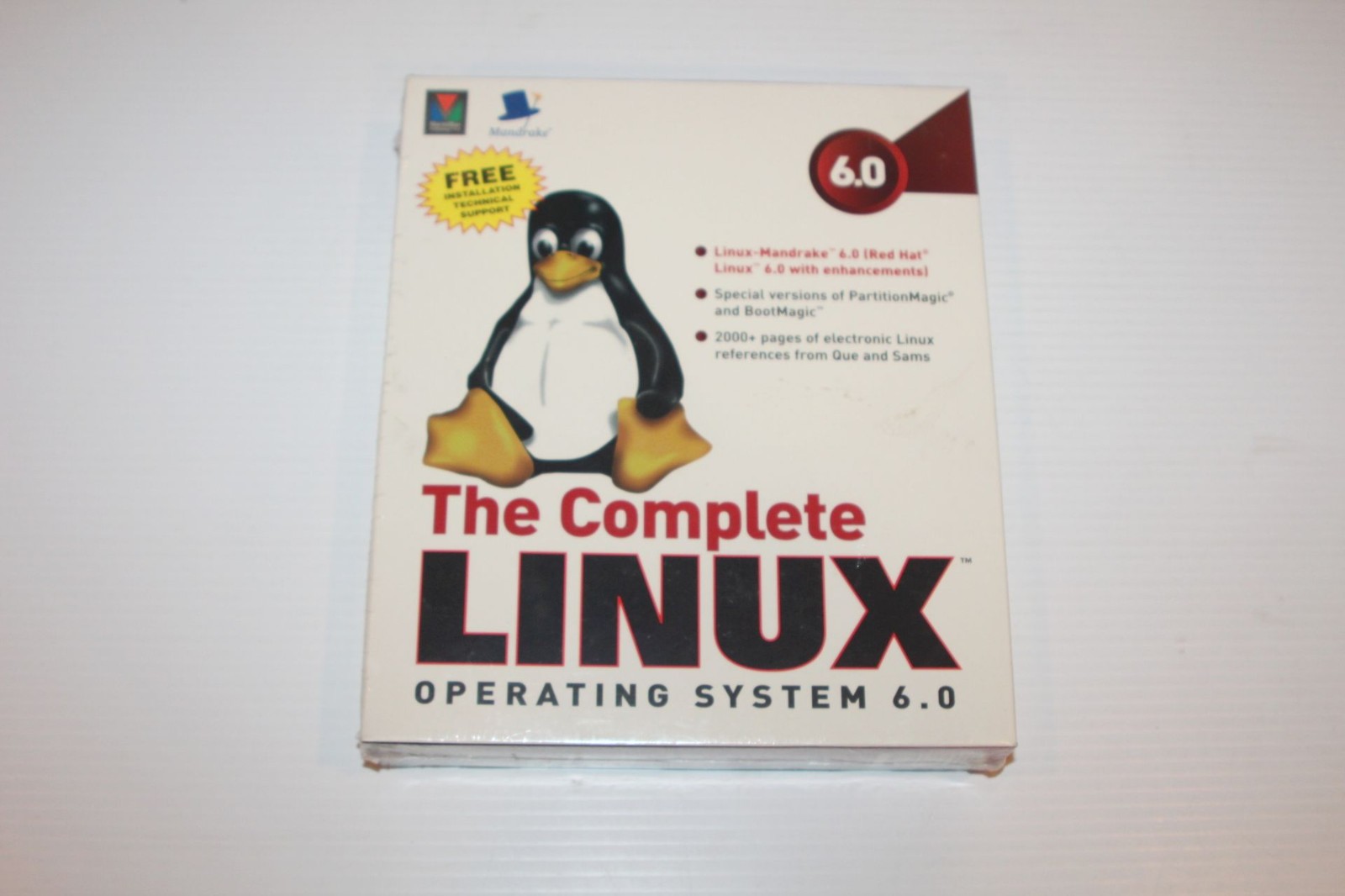 NIB Sealed – Complete Linux Operating System 6.0 Linux Mandrake Red Hat Edition