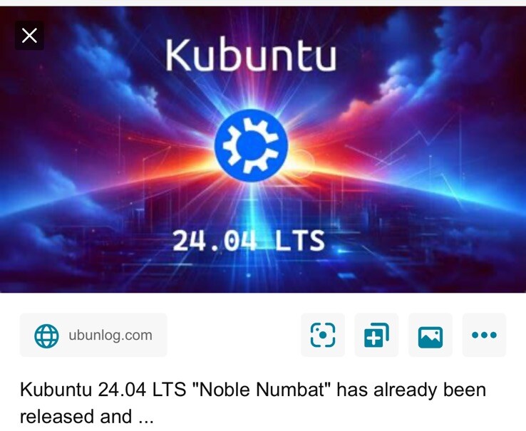 Kubuntu Desktop 26.04 LTS – 32gb USB-A key Canada only Beta Preview
