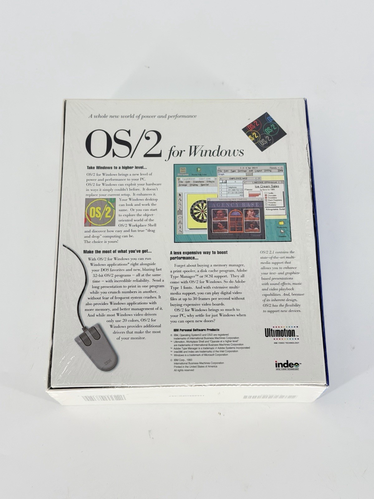 IBM OS/2 for Windows Version 2.1 CD-ROM Sealed Vintage PC Software Windows 3.1