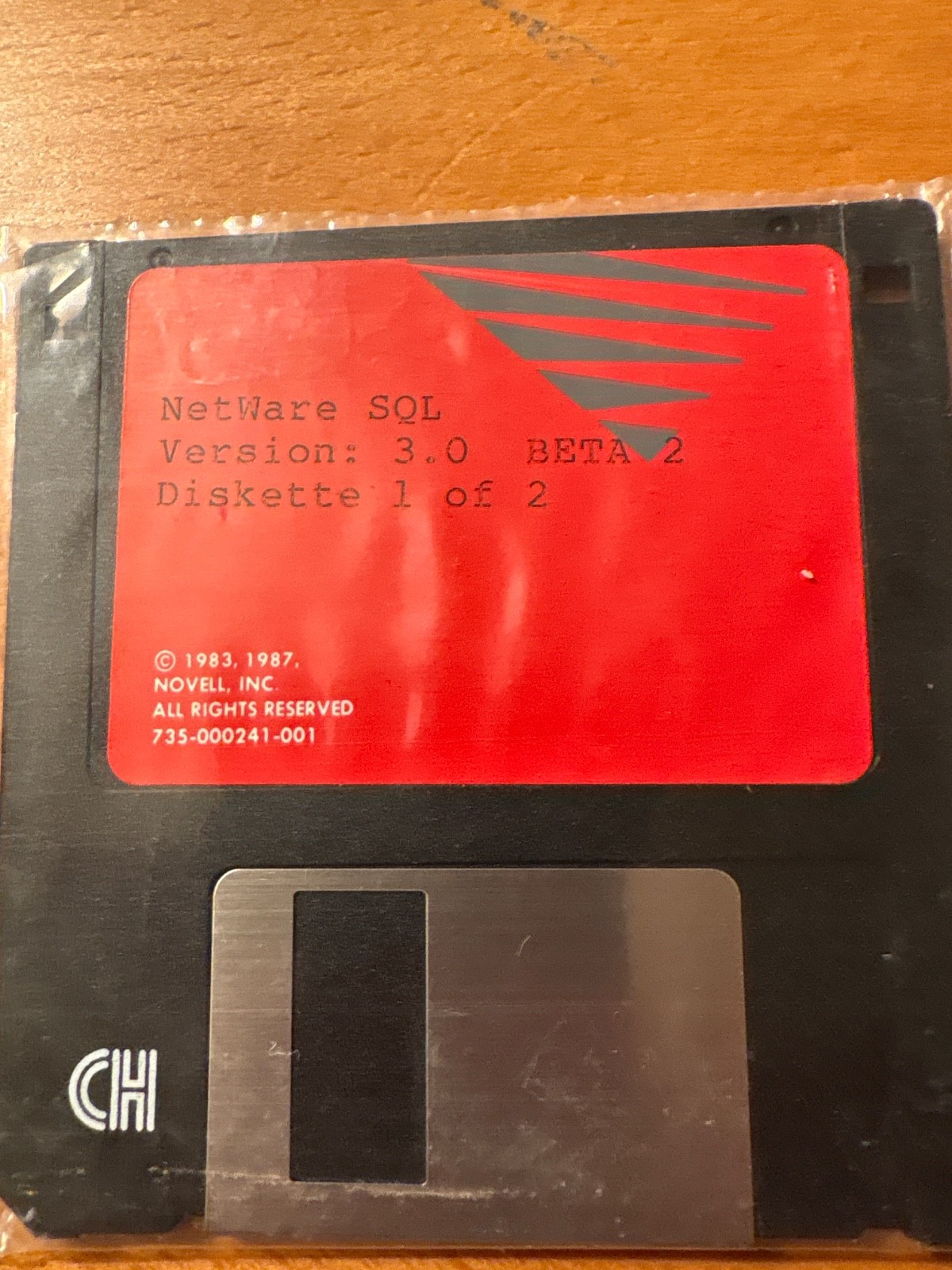 Rare NEW Novell Netware SQL Version 3.0 Beta 2 . 2Disks.