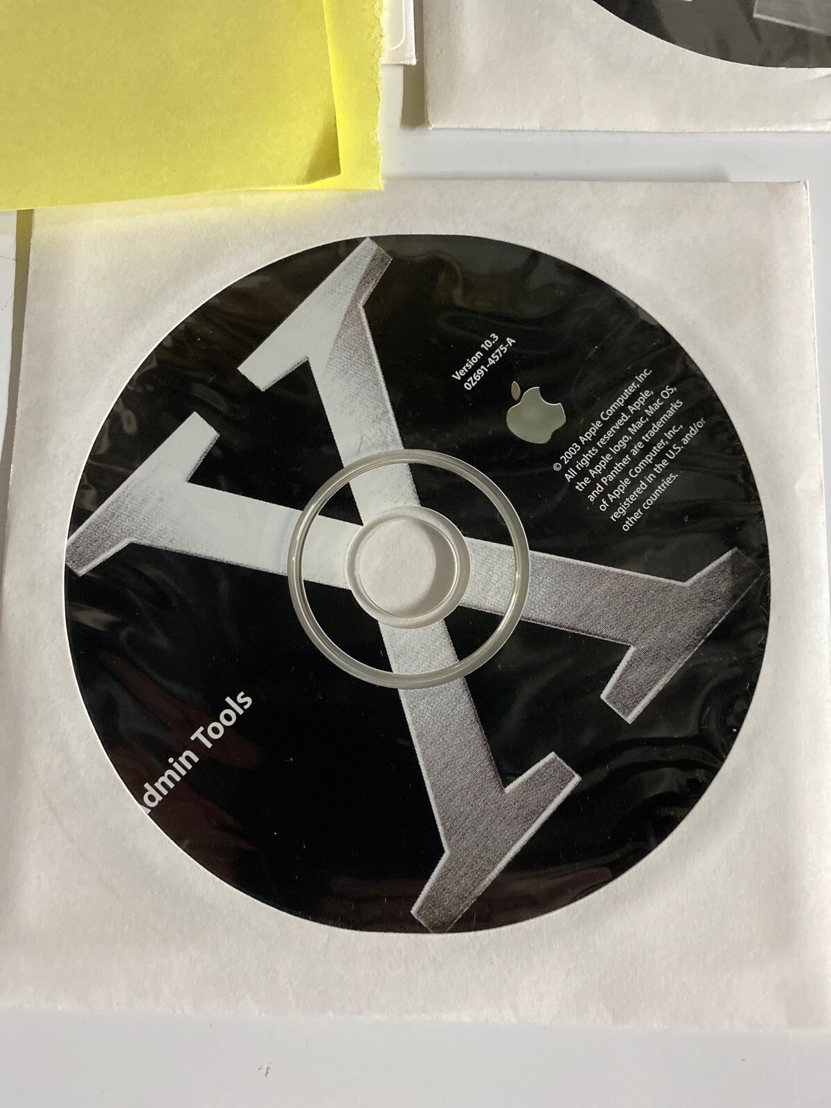 Apple Mac OS X Server 10.3 Panther Three Disk Set, SN Shown, See Details