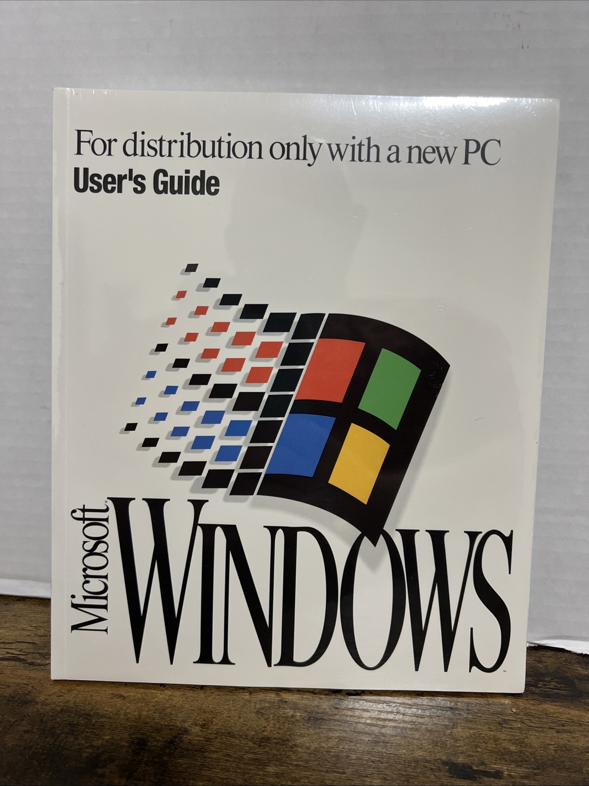 vintage Microsoft Windows User’s Guide Brand New Sealed