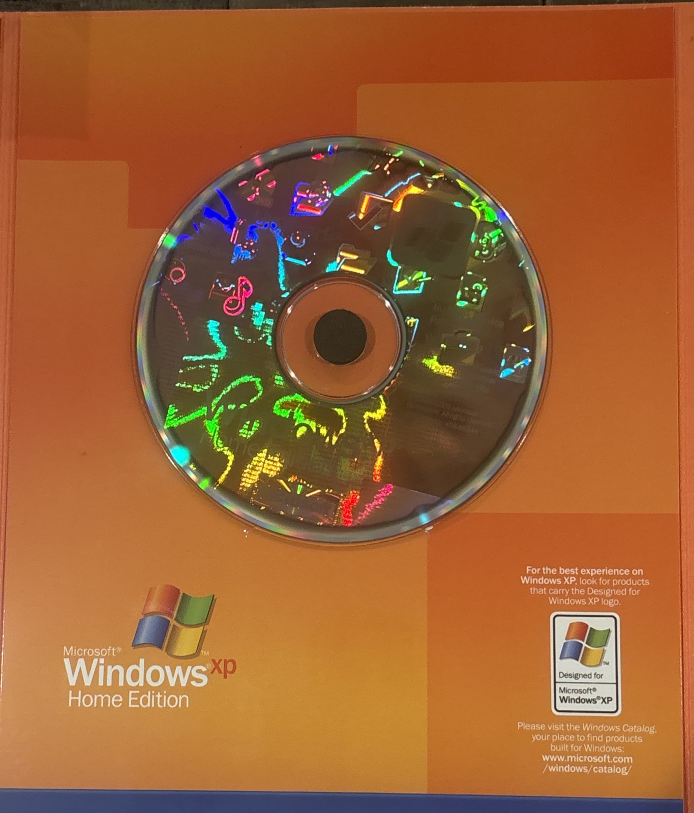Vintage 2002 Microsoft Windows XP Home Edition Upgrade CD SP1 Full Retail Box!