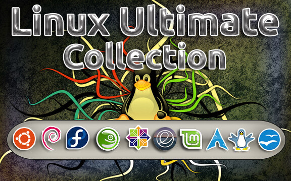 LINUX ULTIMATE COLLECTION 9 Full Operating Systems + OpenOffice