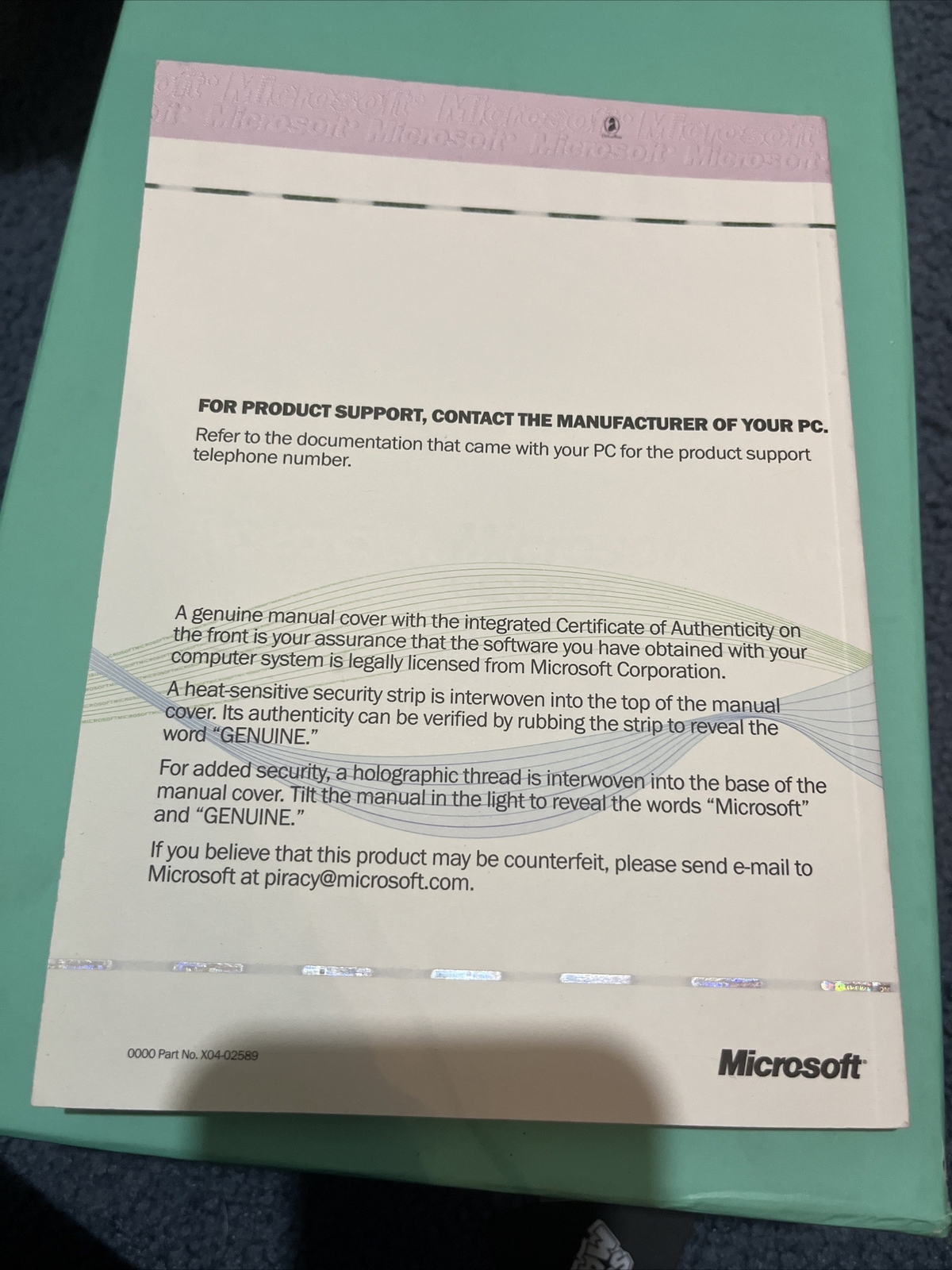 Microsoft Windows 98 Second Edition Getting Started CD Manual (NO CD)