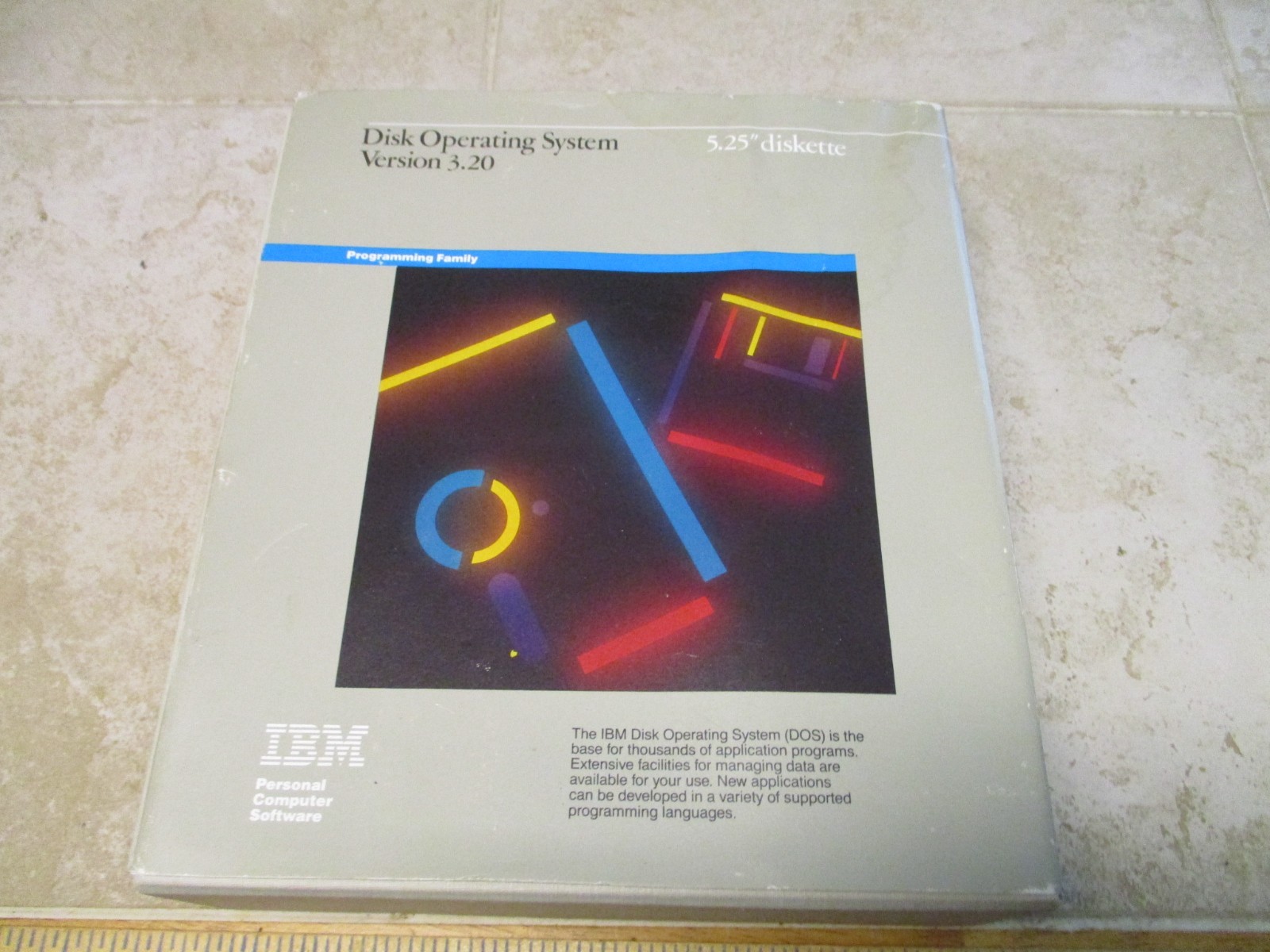 Vintage IBM Dos Disk Operating System Ver 3.20 5.25″ Diskettes Manual Software