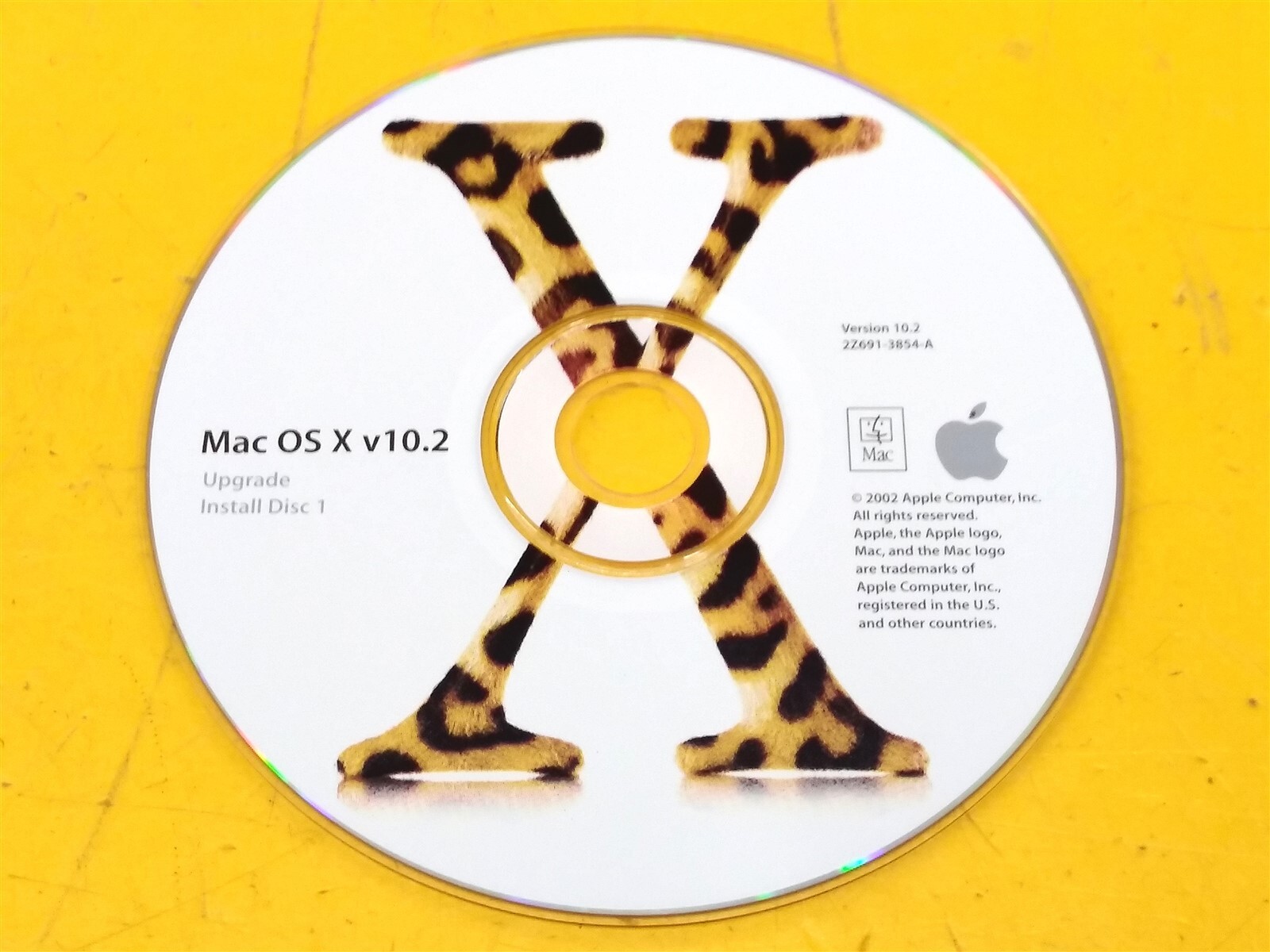 ⭐️⭐️⭐️⭐️⭐️ PC Software CD Discs Mac OS X v10.2 Upgrade Install Apple 2002