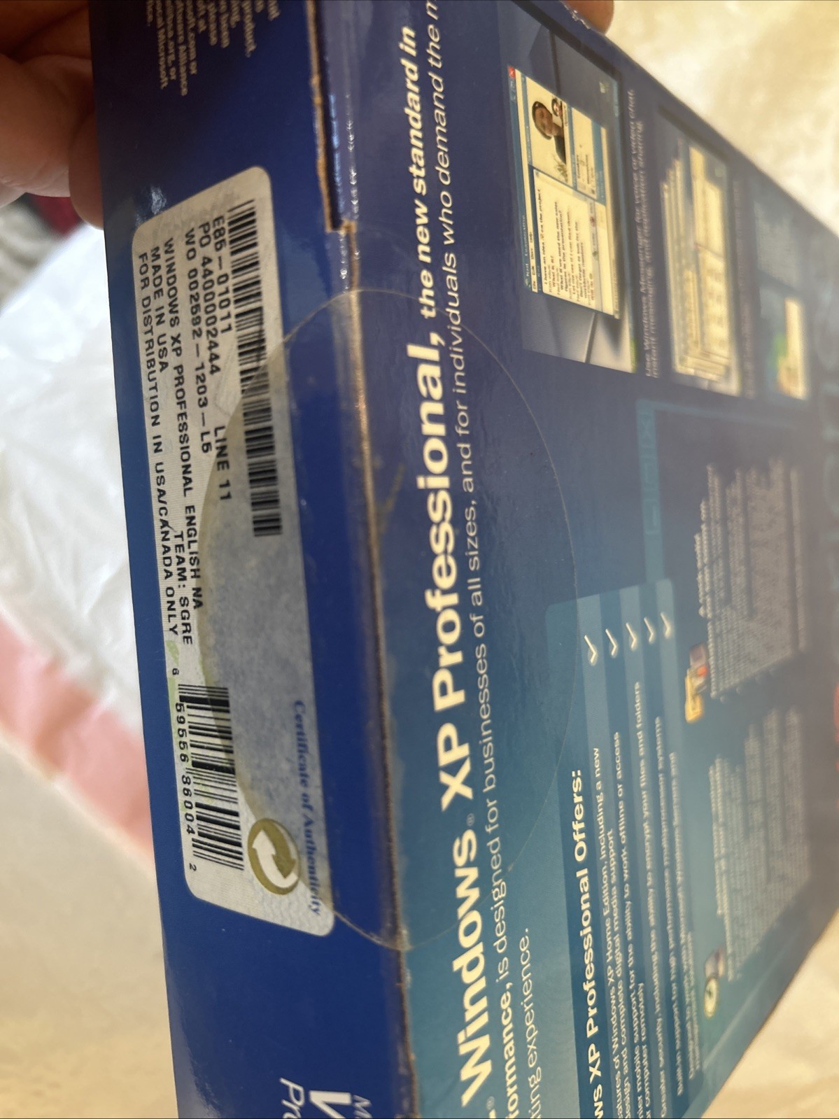 Microsoft Windows XP Professional 2002 Big Box sealed