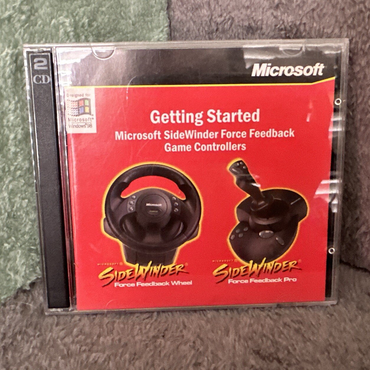 Side Winder Force Feedback Getting Started Microsoft Cd Two Games Included