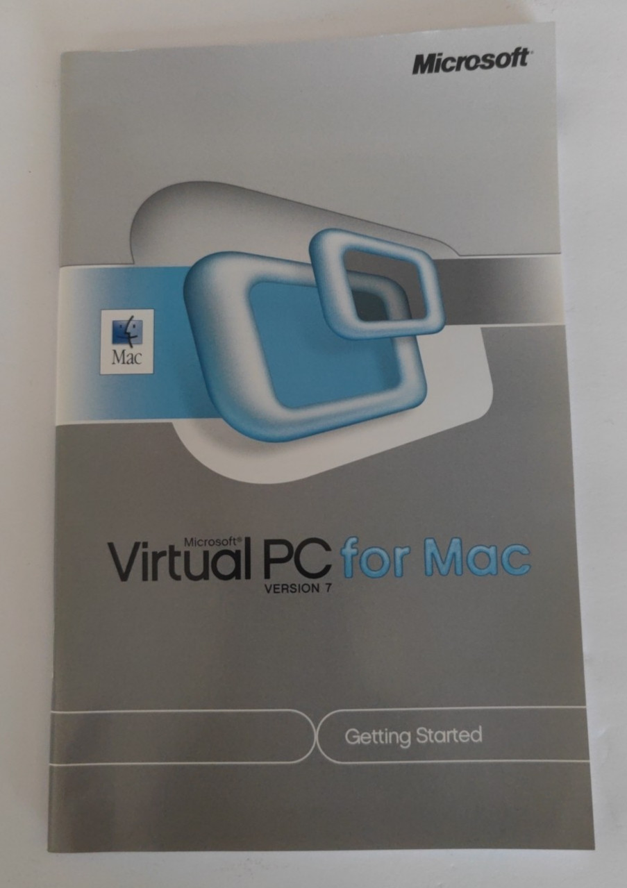 Microsoft Virtual PC For Mac Version 7 w/ Windows XP Professional CDs + Manuals