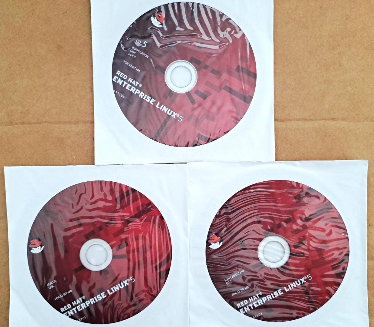 Red Hat Enterprise Linux 5 32 bit Full Version w/ License