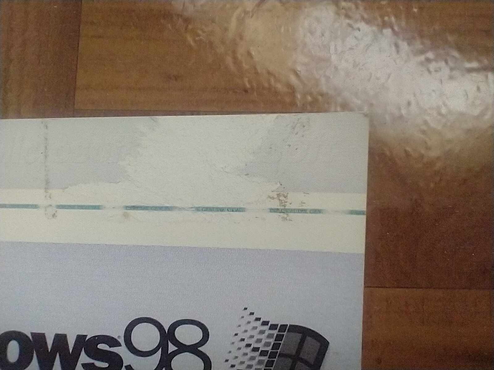 Vintage Microsoft Windows 98 PC Book Manual Booklet & COA FRENCH ( LOT 1 )