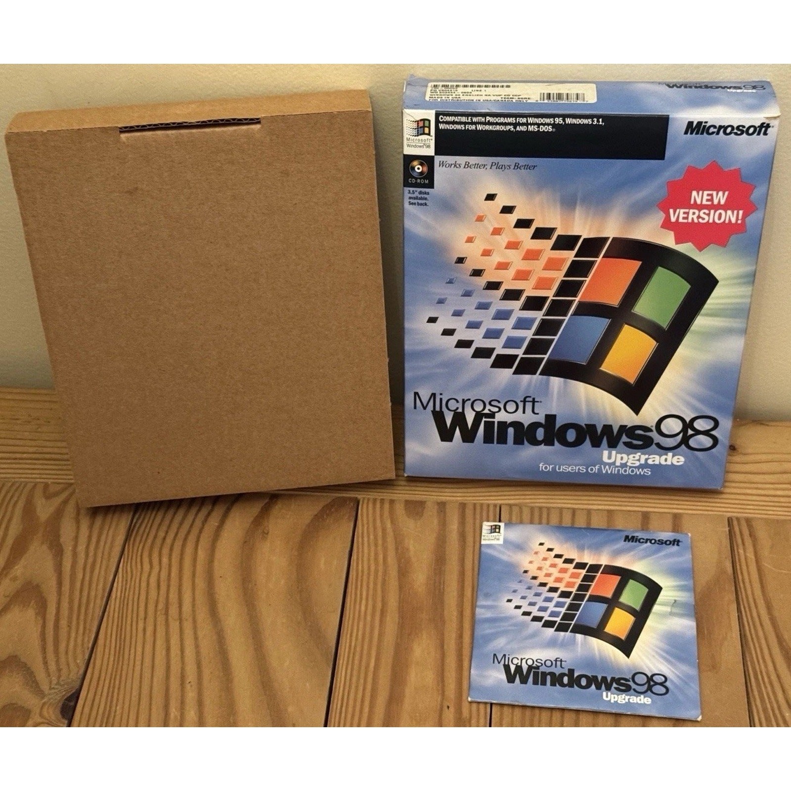 Microsoft Windows 98 Upgrade New Version 0398 Part X03-30200 – Tested